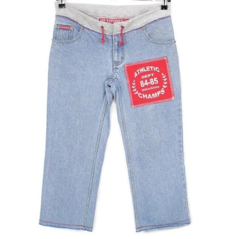 No Excuses Jeans Cropped‎ Capri Jeans Vintage Athletic 3